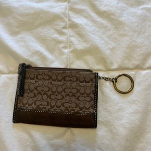 Brown coach wallet